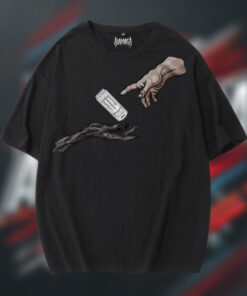 تیشرت نخ پنبه طرح Monster